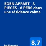 Apartment Eden - 3 Pieces - 6 Pers Dans Calme